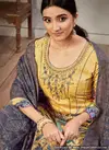 Alok Hayat 2 Pure Jam Digital Printed Designer Party Wear Embroidered and Swarovski work Dress Material